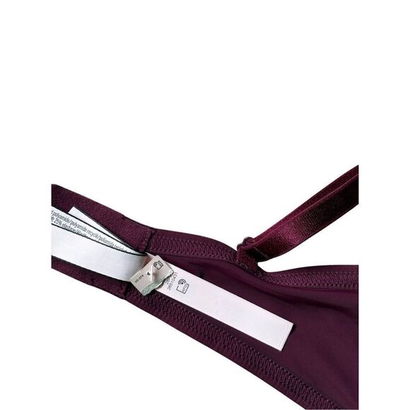 NEW Victoria’s Secret T-shirt Lightly Lined Bra 34DD Maroon Full Coverage - Picture 9 of 9